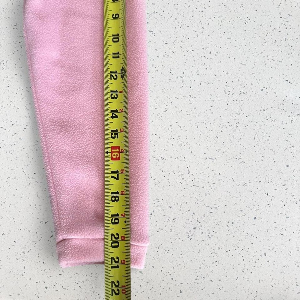 The North Face Kids Pink Grey Full Zip Fleece Sweater Jacket Size M Regular Fit - Picture 5 of 7